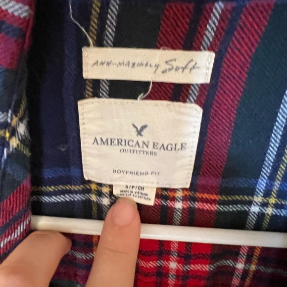 American Eagle Flannel- S - Picture 2 of 3